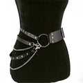 Leather Chain Belt